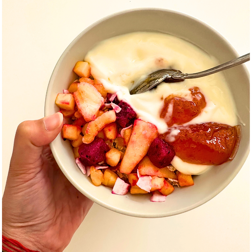 Overnight Oats with Kissan Mixed Fruit Jam