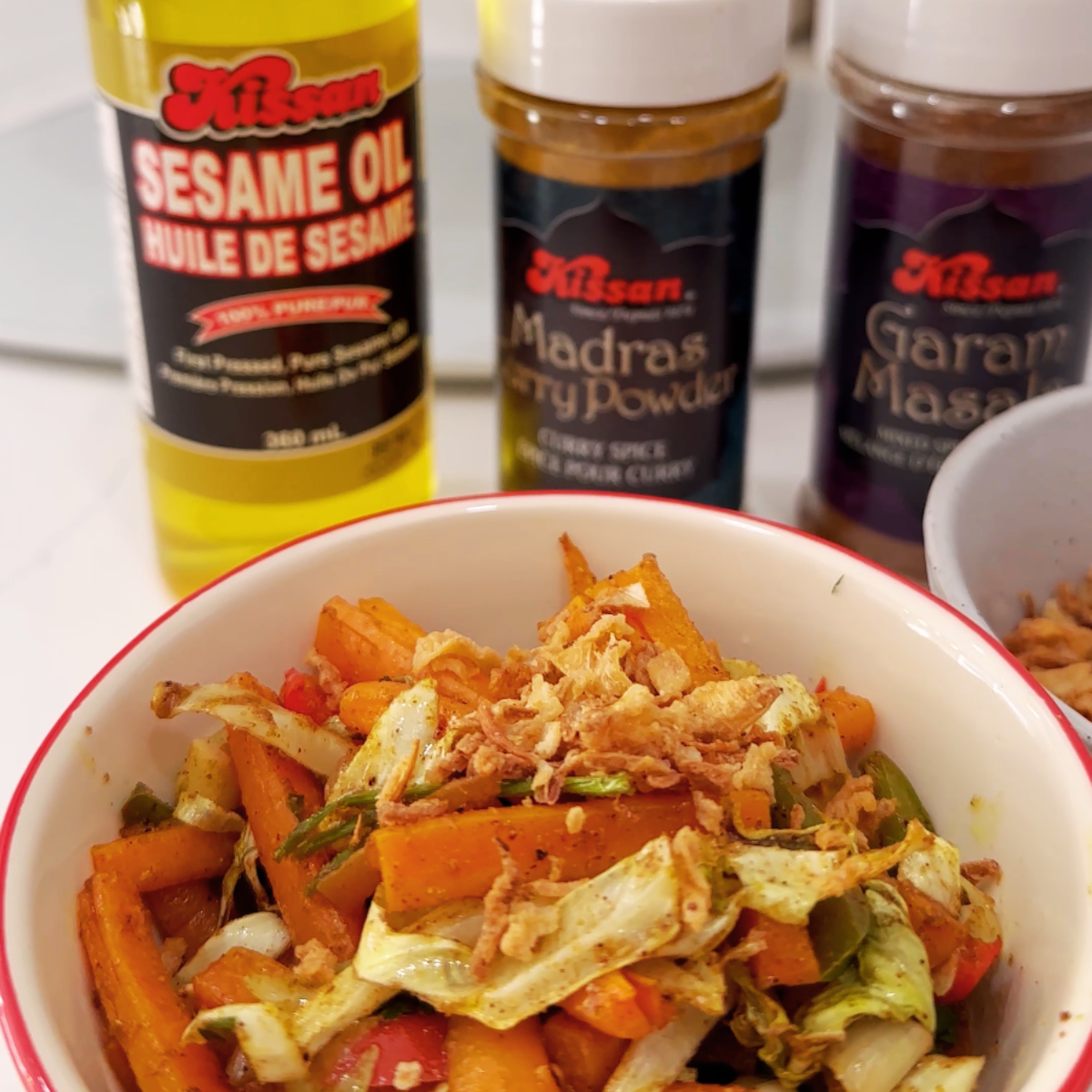 Roasted Cabbage with Garam Masala