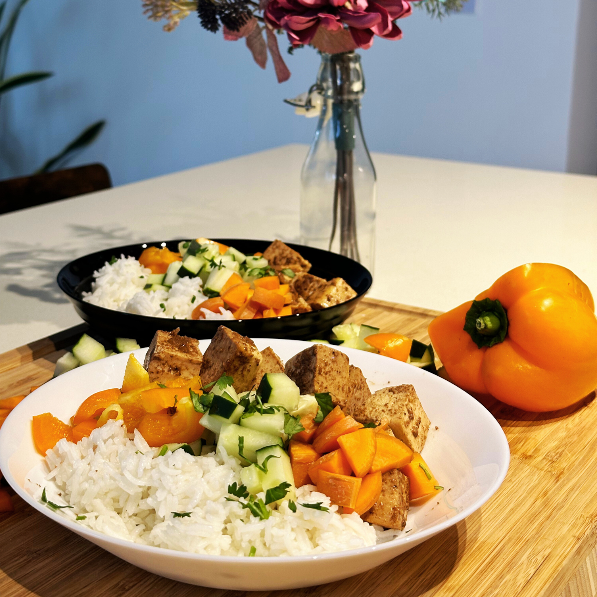 Vegan Garam Masala Tofu