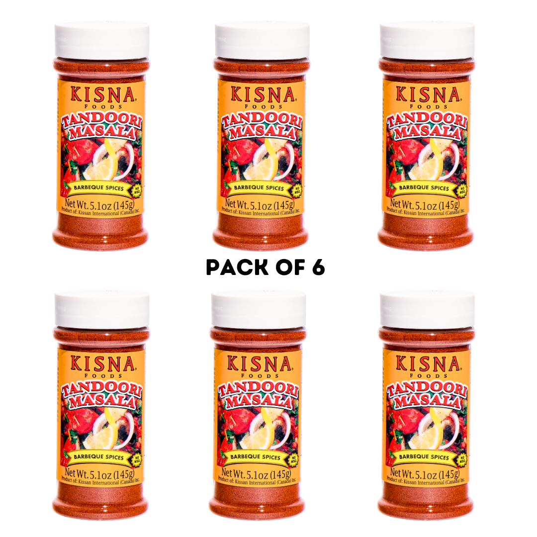 Kisna Tandoori Masala 6 pack 145g