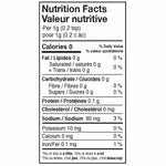 Kissan Chat Masala Nutrition Facts