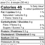 Kissan Sweet Chili Sauce 350ml Nutrition Facts