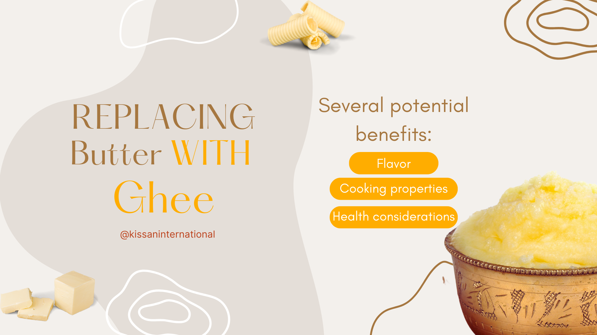 Replacing Butter with Kissan Ghee