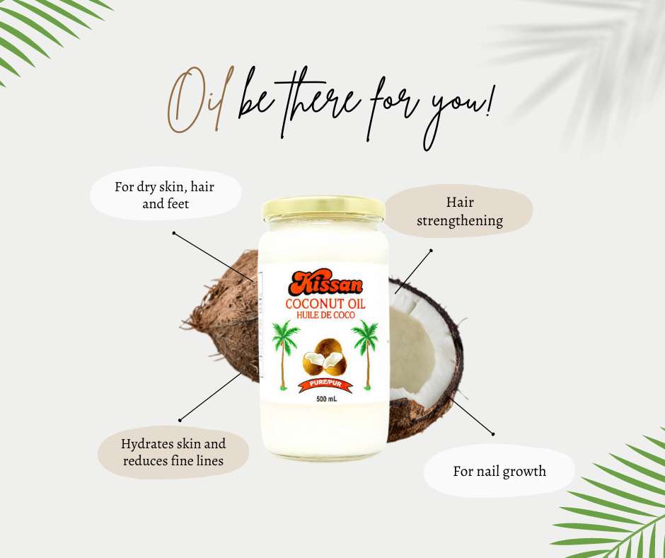 Kissan Coconut Oil For Skin And Hair Care