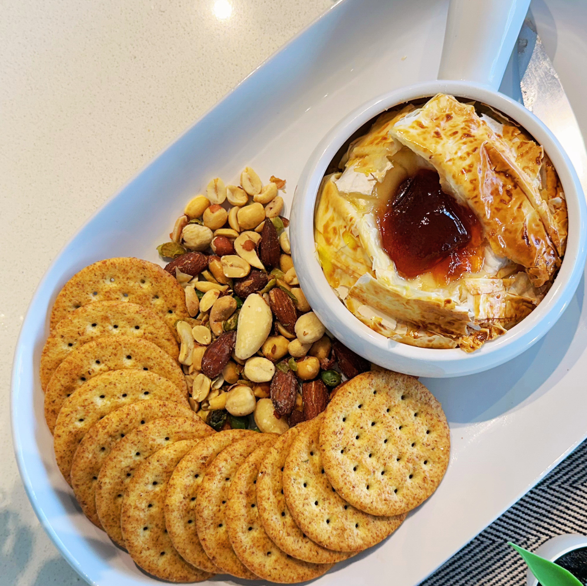 Brie with Kissan Mix Fruit Jam