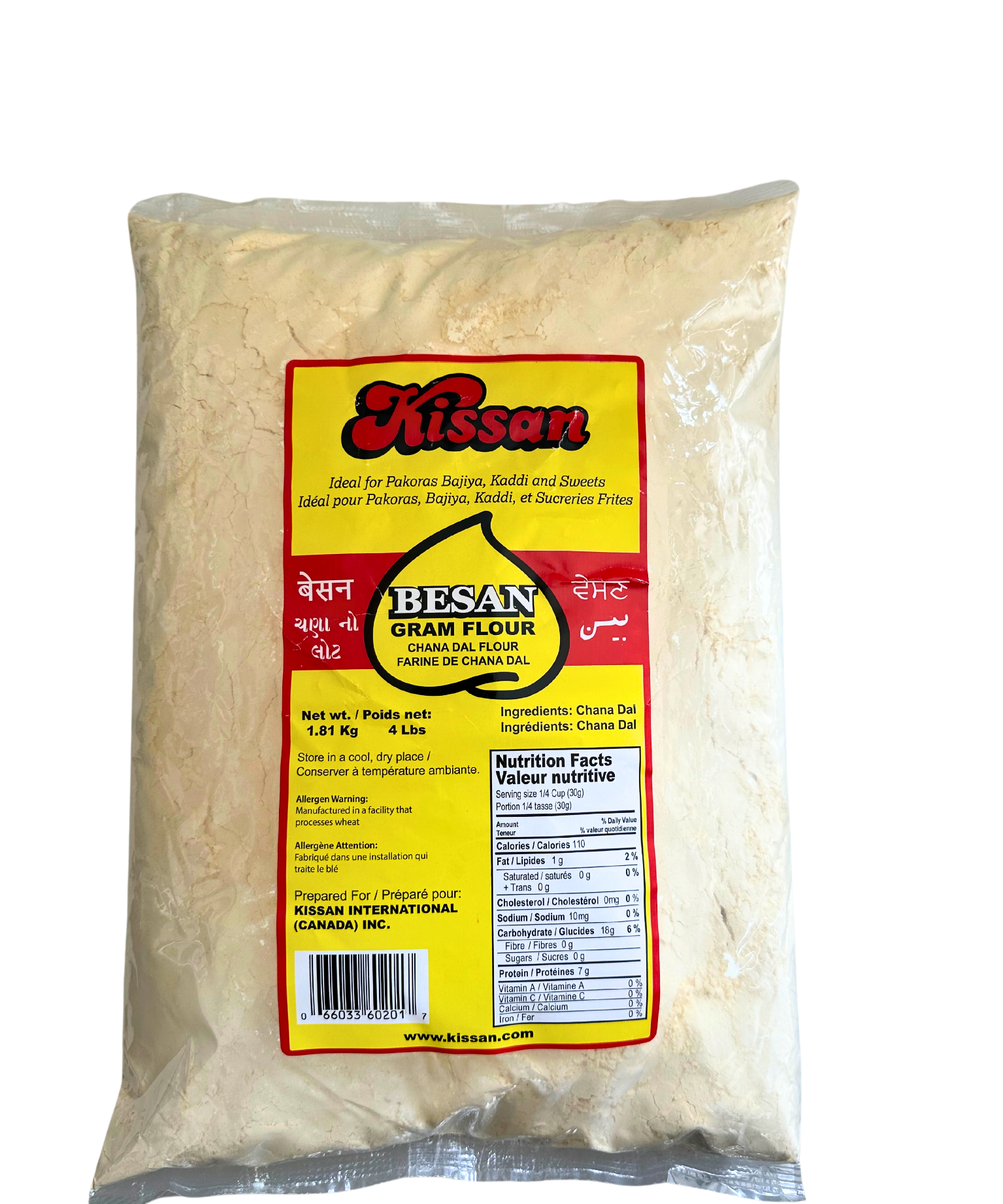 Kissan Besan Flour Chickpea Flour 1.81 Kg