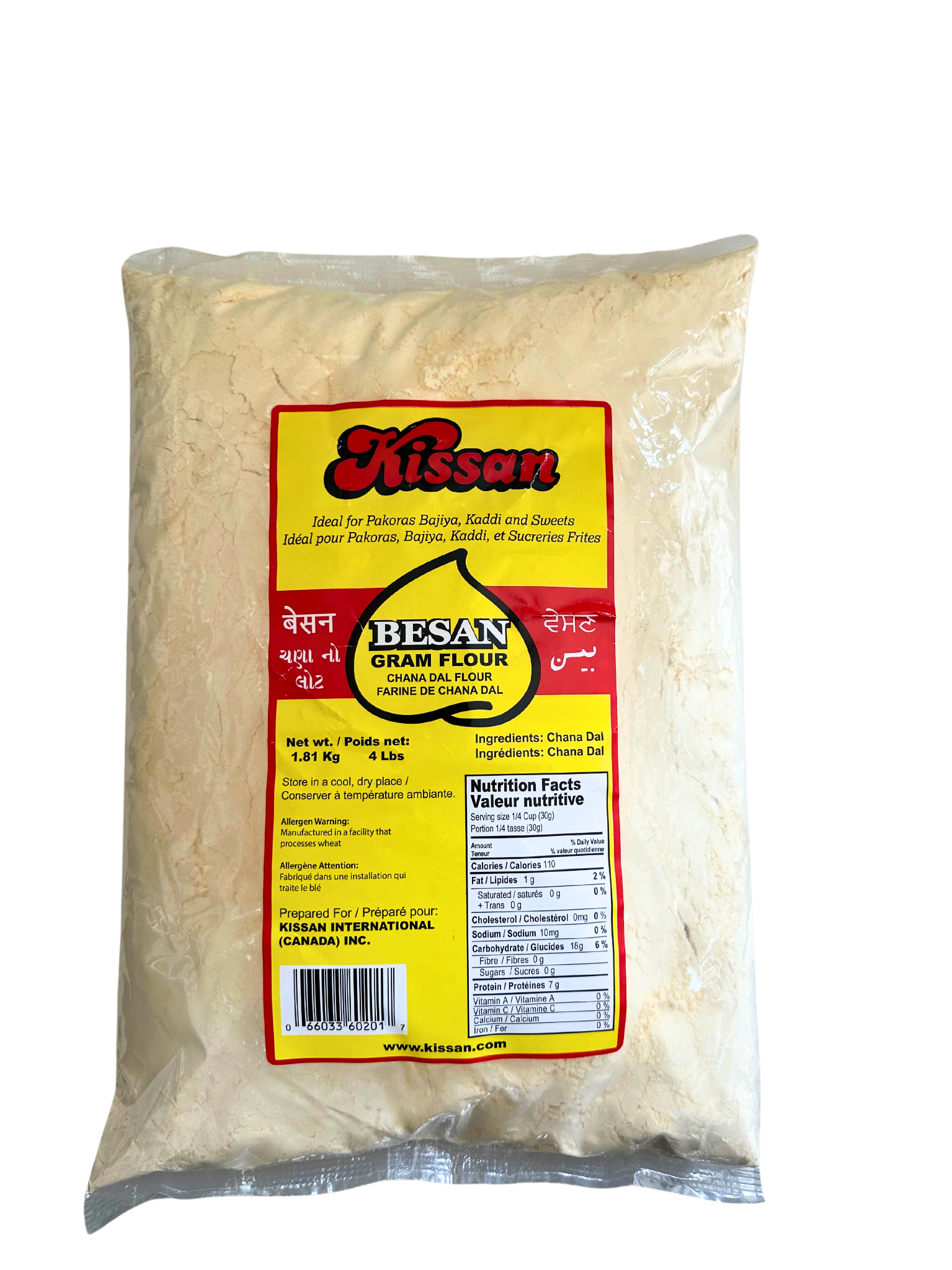 Kissan Besan Flour Chickpea Flour 1.81 Kg