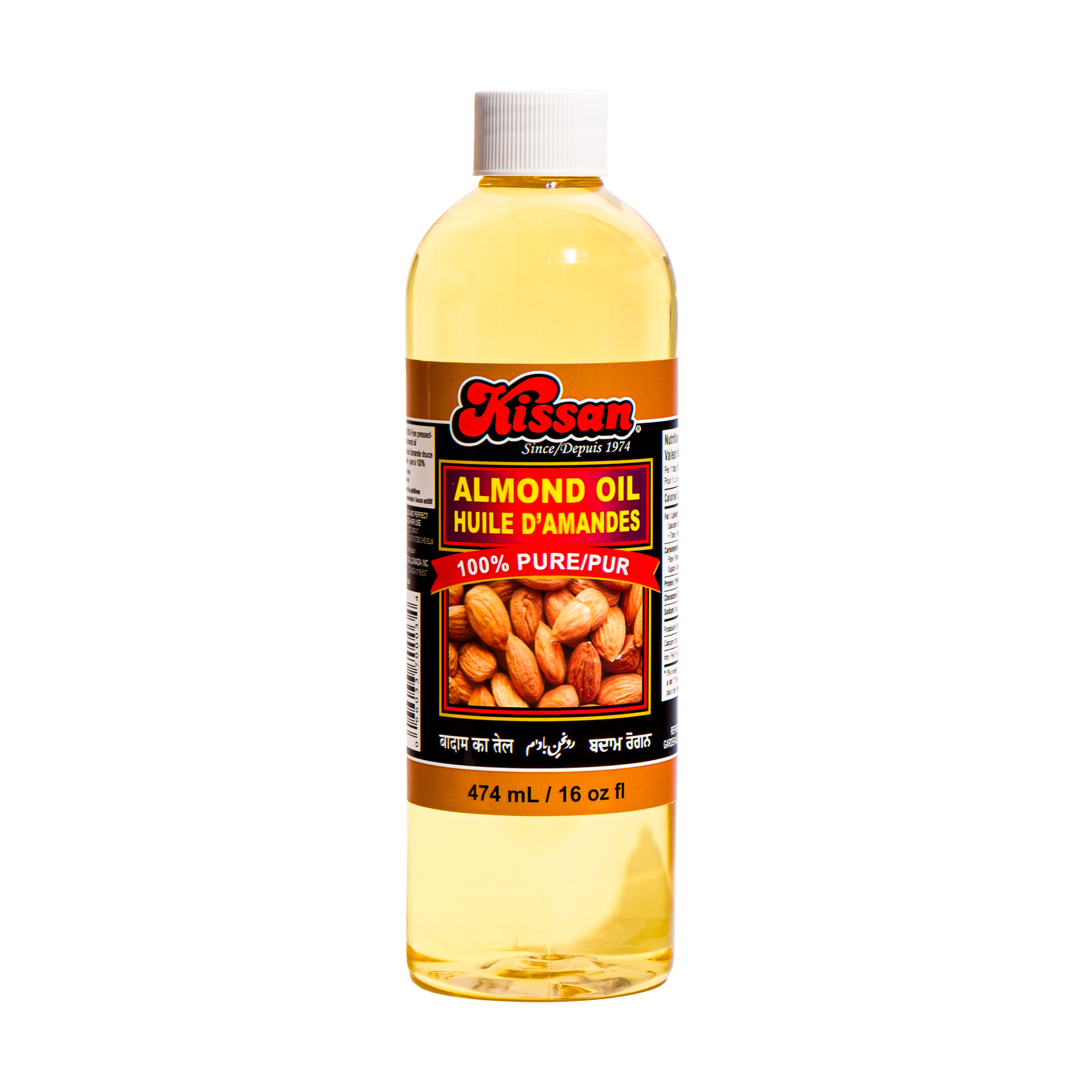 Kissan Almond Oil 16oz 100% pure almond oil
