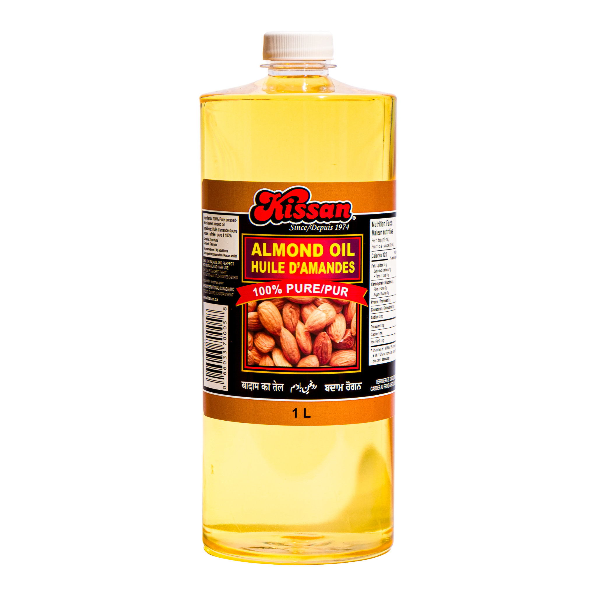 Kissan Almond Oil 1L 100% pure almond oil