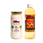 Kissan Coconut Oil 475ml Kissan Almond Oil 16oz 100% Pure oils 
