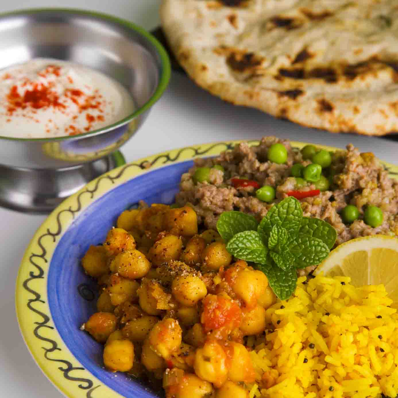 Curried Chickpeas with Kissan Spices