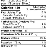 Kissan Butter Chicken Sauce Gourmet Sauce Nutrition Facts