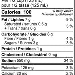 Kissan Curry Sauce Gourmet Sauce Nutrition Facts