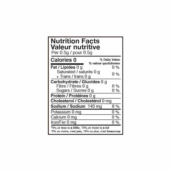Kissan Food Color Orange Nutrition Facts