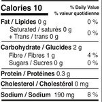Kissan Tandoori Masala Natural Nutrition Facts