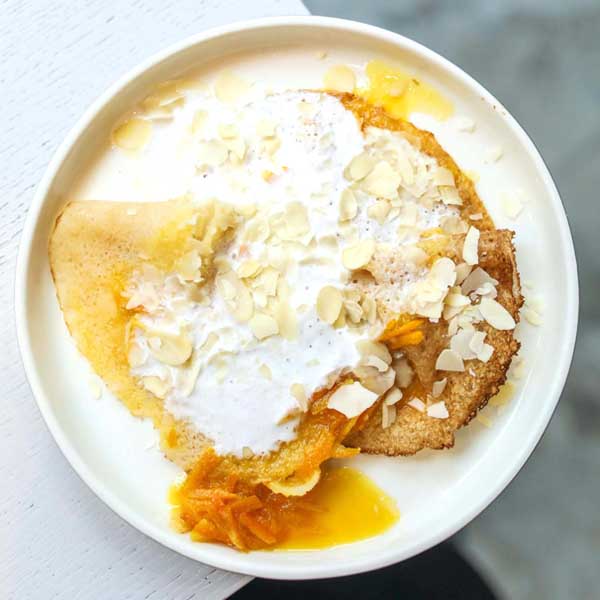 Crepes with Kissan Pineapple Jam