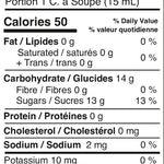 Kissan Mango Jam 500g with Pectin Nutrition Facts