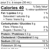 Kissan Sweet Chili Sauce 350ml Nutrition Facts
