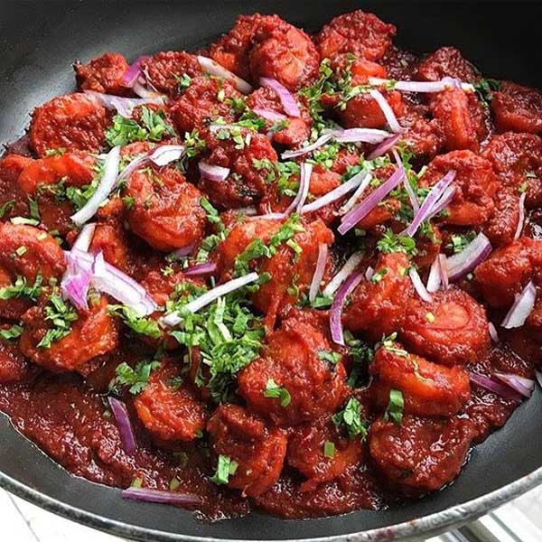 Tandoori Shrimp dish with Kissan Tandoori Masala