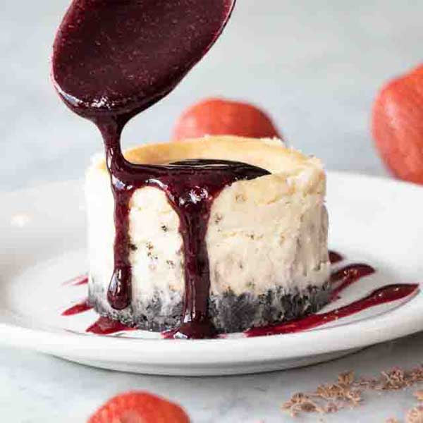 Kissan Strawberry Jam cheesecake, desserts and snacks