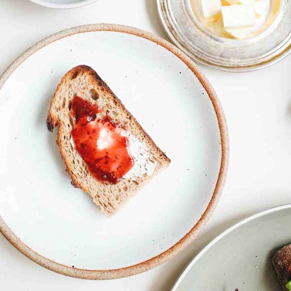 Kissan Strawberry Jam with toasted bread